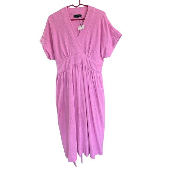 Hatch The Carolina Dress Orchid Pink Maxi Sz 4 Relaxed Cottagecore Bohemian NWT - Picture 1 of 8